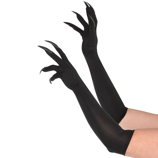 Cat Gloves with Claws Adult Costume Accessory